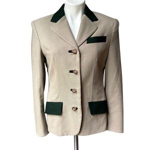 Susanne Spatt Equestion Riding Blazer Jacket, Sz 34